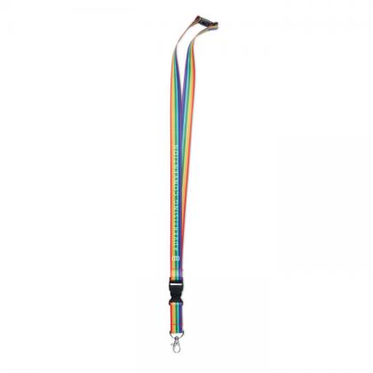 Bowyard - Rainbow Rpet Lanyard