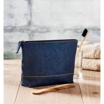 Style Pouch - Recycled Denim Cosmetic Pouch