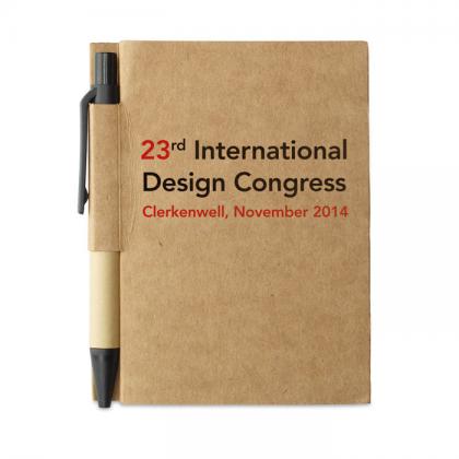 Cartopad - Recycled Notebook With Pen