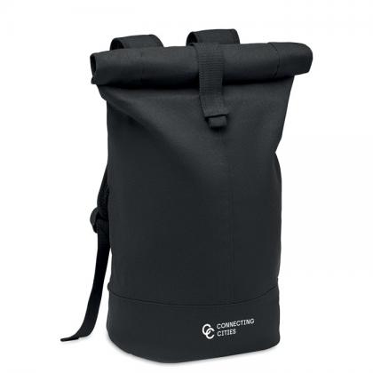 Zurich Roll - Rolltop Washed Canvas Backpack