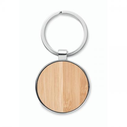 Ballarat - Round Key Ring Metal Bamboo