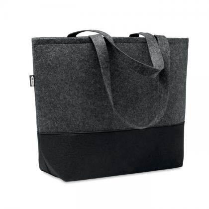 Duo Indico - Rpet Felt Shopping Bag