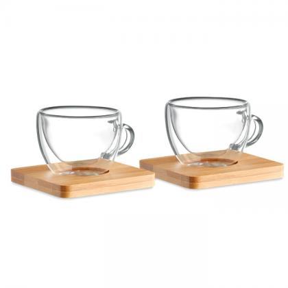 Belize - Set Of 2 Double Wall Espresso