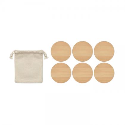 Bayin Set - Set Of 6 Bamboo Coasters