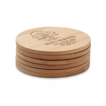 Bayin Set - Set Of 6 Bamboo Coasters