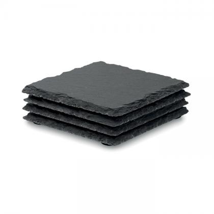 Slate4 - Slate Coasters With Eva Bottom