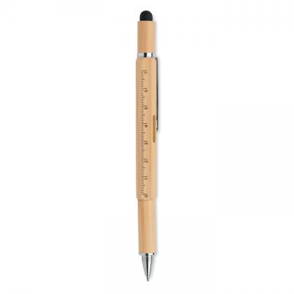 Toolbam - Spirit Level Pen In Bamboo