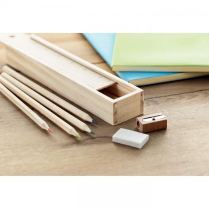 Todo Set - Stationery Set In Wooden Box