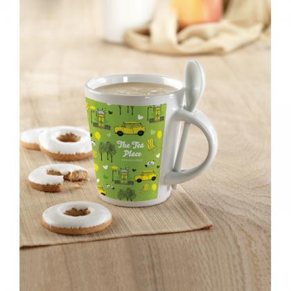 Sublimkonik - Sublimation Mug With Spoon