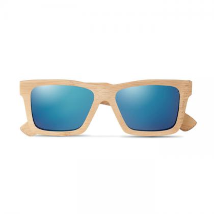 Wanaka - Sunglasses And Case In Bamboo