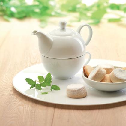 Tea Time - Teapot And Cup Set 400 Ml