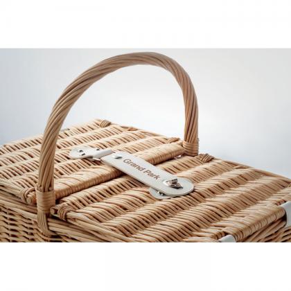 Mimbre Plus - Wicker Picnic Basket 4 People