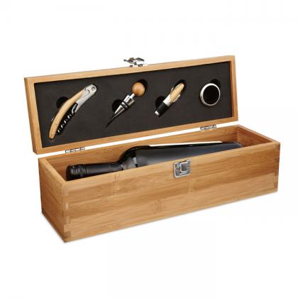 Tardor - Wine Set In Bamboo Box