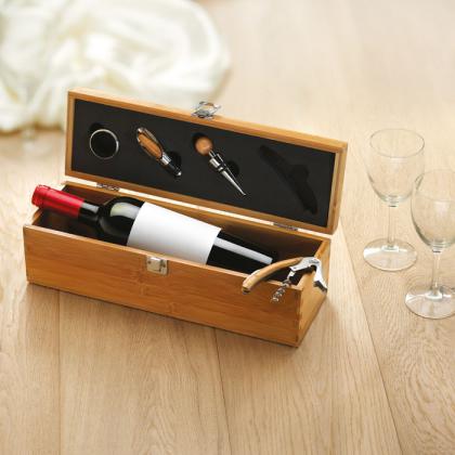 Tardor - Wine Set In Bamboo Box