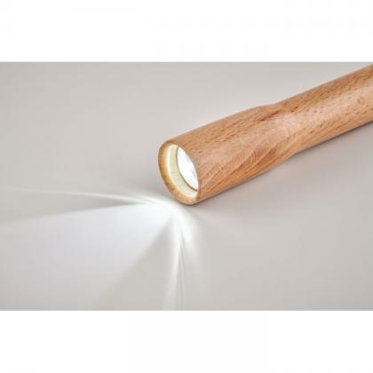 Teles - Wooden Torch With Cob Light