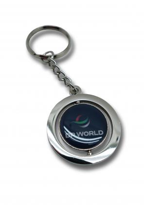 Spinning keyring