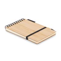 SONORABAM - A6 bamboo notepad with pen