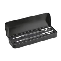 Ball pen set in metal box