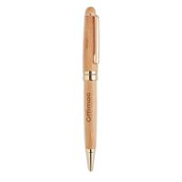 Bamboo twist ball pen in box