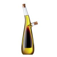 Glass oil and vinegar bottle