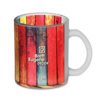 Glass sublimation mug 300ml