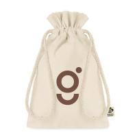 AMBER SMALL - Small organic cotton gift bag