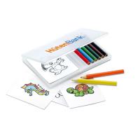 Wooden pencil colouring set