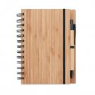 Bambloc - Bamboo Notebook With Pen Lined