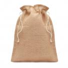 JUTE SMALL - Small jute gift bag 14 x 22 cm