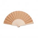 FANNY CORK - Wood hand fan with cork fabric