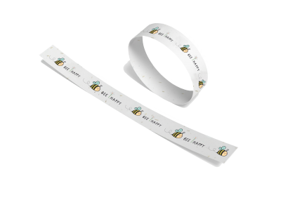 Seeded Paper Wristband