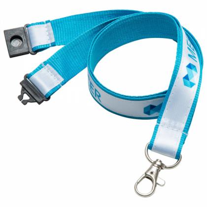 25mm Printed Satin Applique Lanyard
