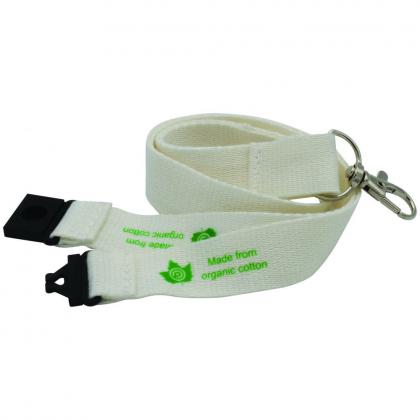 20mm Organic Cotton Lanyard (UK Stock)