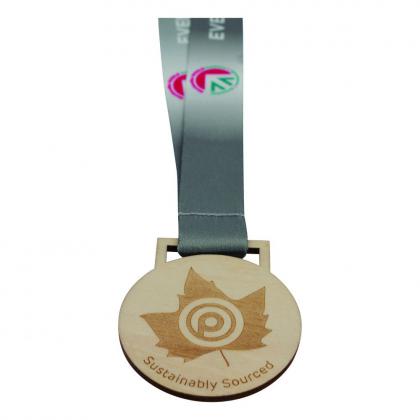 40mm Wooden Medal