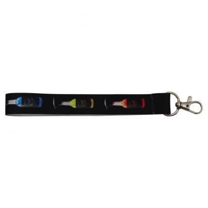 15mm Recycled PET Dye Sub Loop Keyring (UK Made)