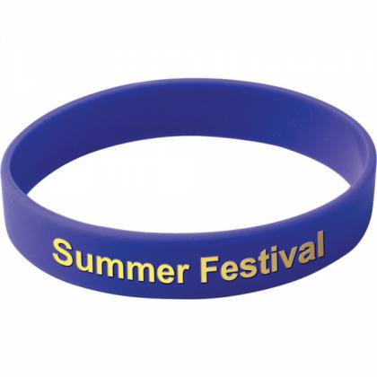 Silicone Wristband (Adult: Printed Design)