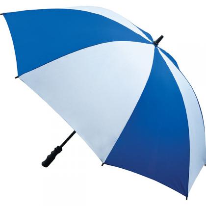 Fibreglass Storm Umbrella (Royal Blue & White)