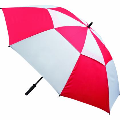 Vented Golf Umbrella (Red & White)