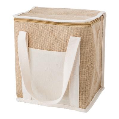 Jute cooler bag