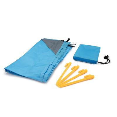 Water-resistant beach mat, foldable