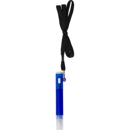 Lanyard, antibacterial hand spray, torch 1 LED