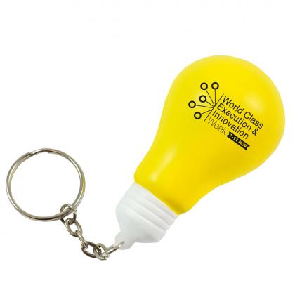 Stress Light Bulb Keyring