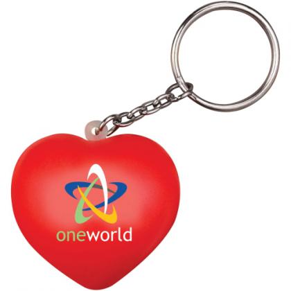 Stress Love Heart Keyring *