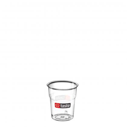 Disposable Plastic Tumbler (100ml/3.5oz) - Crystal Polystyrene
