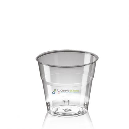 Disposable Plastic Tumbler (160ml/5.6oz) - Crystal Polystyrene