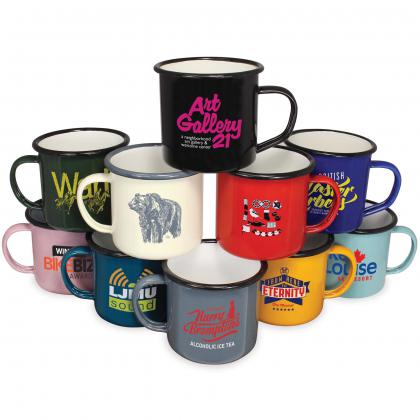 Premium Enamel Mugs 10oz/285ml (Coloured)