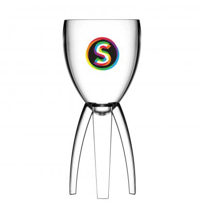 Reusable Plastic Rocket Glass (312ml/11oz) - Polycarbonate Ce