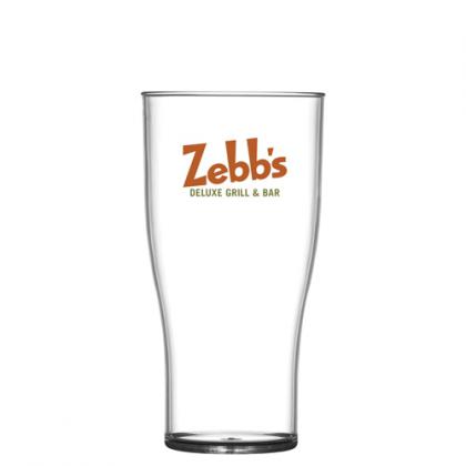 Reusable Plastic Tulip Beer Glass (568ml/20oz/Pint) - Polystyrene