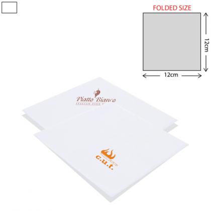 White Cocktail Napkin 2Ply (25X25cm)