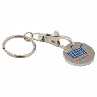 Trolley Coin Keyring (Stamped Iron Soft Enamel Infill)